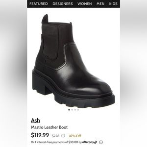 Ash black boots - great condition!!